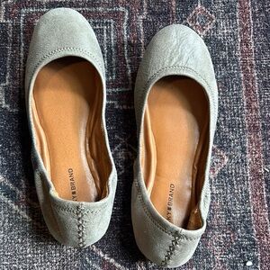 Lucky Brand Gray Ballet Flats
